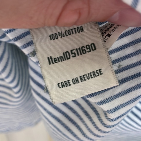 L.l Bean - Casual Button Down - Striped - Small - Picture 8 of 8